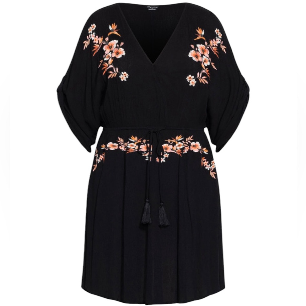 City Chic Seville Tunic Size 18 - Picture 3 of 8